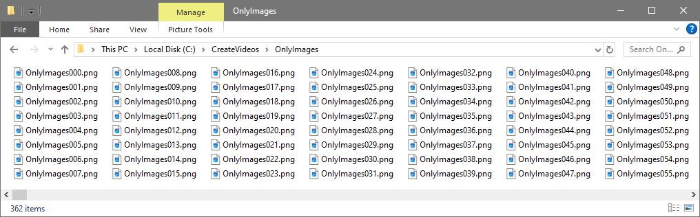 CreateVideo_FromStack_Images