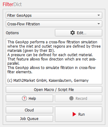 FilterDict-GeoApps