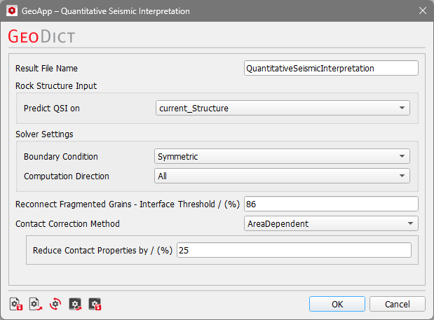GeoApp_QuantitativeSeismicInterpretation_Dialog