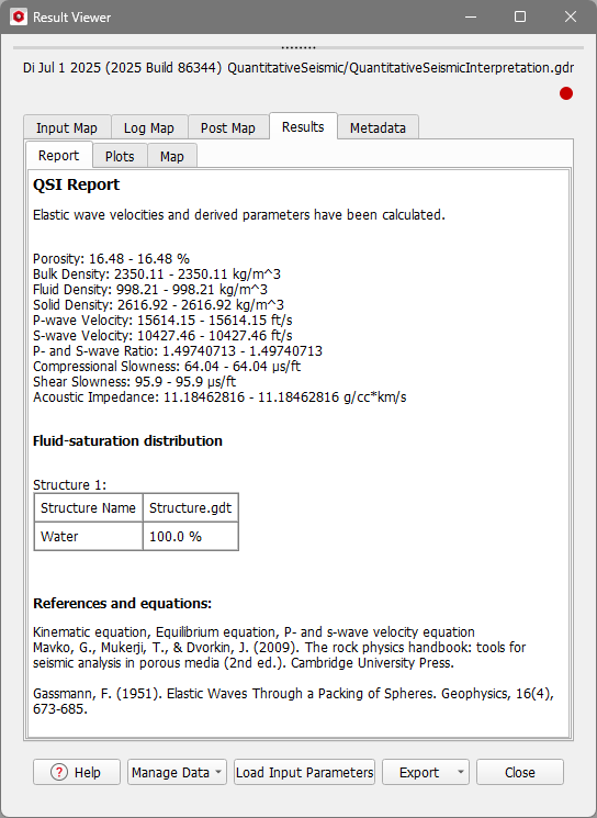 GeoApp_QuantitativeSeismicInterpretation_Result_Report