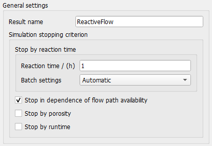 GeoApp_ReactiveFlowReactionRate_GeneralSettings