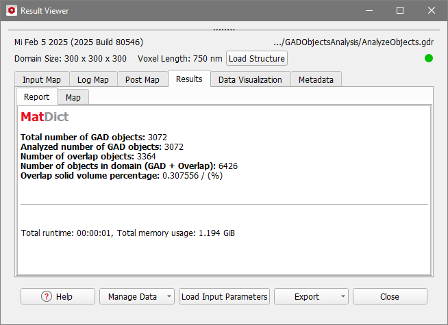 MatDict_GADObjectAnalysis_AnalyzeObjects_Results_ResultViewer