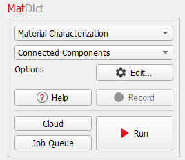 MatDict_MaterialCharacterization_ConnectedComponents_GUI