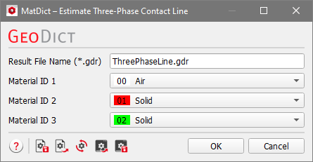 MatDict_MaterialCharacterization_ThreePhaseContactLine_OptionsDialog