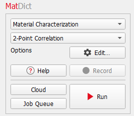 MatDict_MaterialCharacterization_TwoPointCorrelation_GUI
