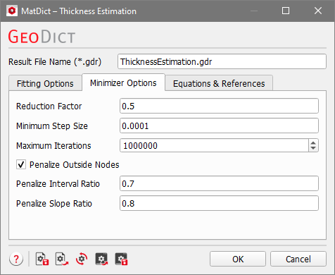 MatDict_MaterialStatistics_ThicknessEstimation_Dialog_MinimizerOptions