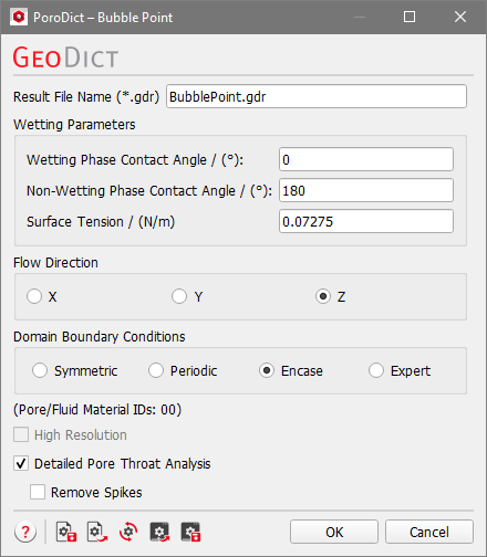 PoroDict_BubblePoint_Dialog