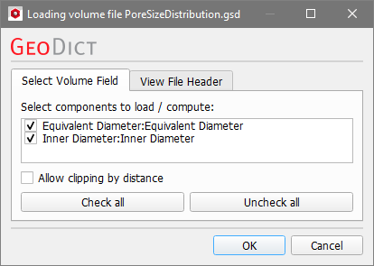 PoroDict_IdentifyPores_PoreVisualization_PoreSizeDistribution_Fields