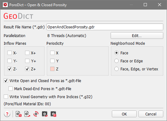 PoroDict_OpenAndClosedPorosity_Dialog