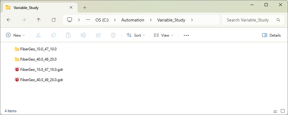 Automation_ParameterStudy_RunfromMacro_ResultFolder