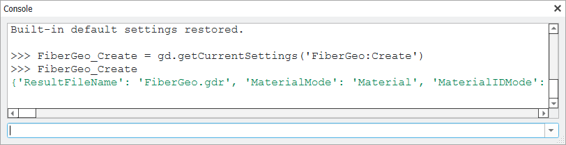 AutomationSnippets_Console_ShowCurrentSettings