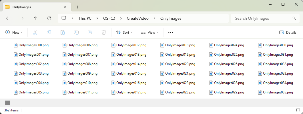 CreateVideo_FromStack_Images