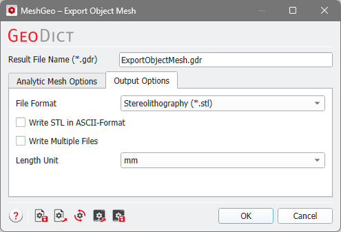 ExportGeo-CAD_ExportObjectMesh_OutputOptions