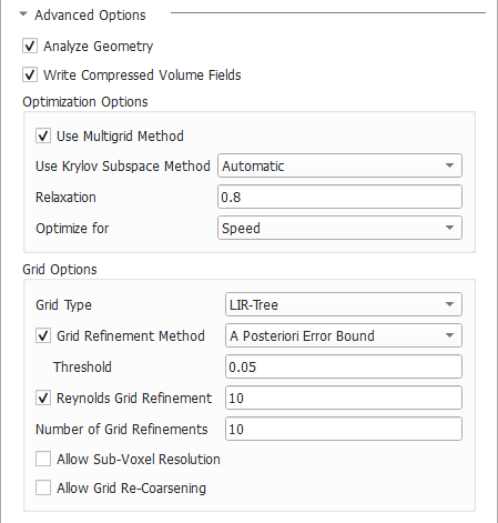 FlowDict_NavierStokes_Options_Solver_LIRAdavnced