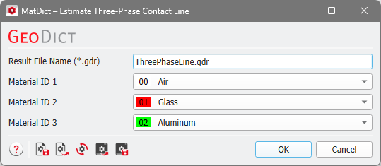 MatDict_MaterialCharacterization_ThreePhaseContactLine_OptionsDialog