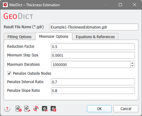 MatDict_MaterialStatistics_ThicknessEstimation_Dialog_MinimizerOptions