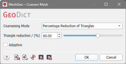 MeshGeo_SmoothCoarsenRemesh_Coarsen_Dialog