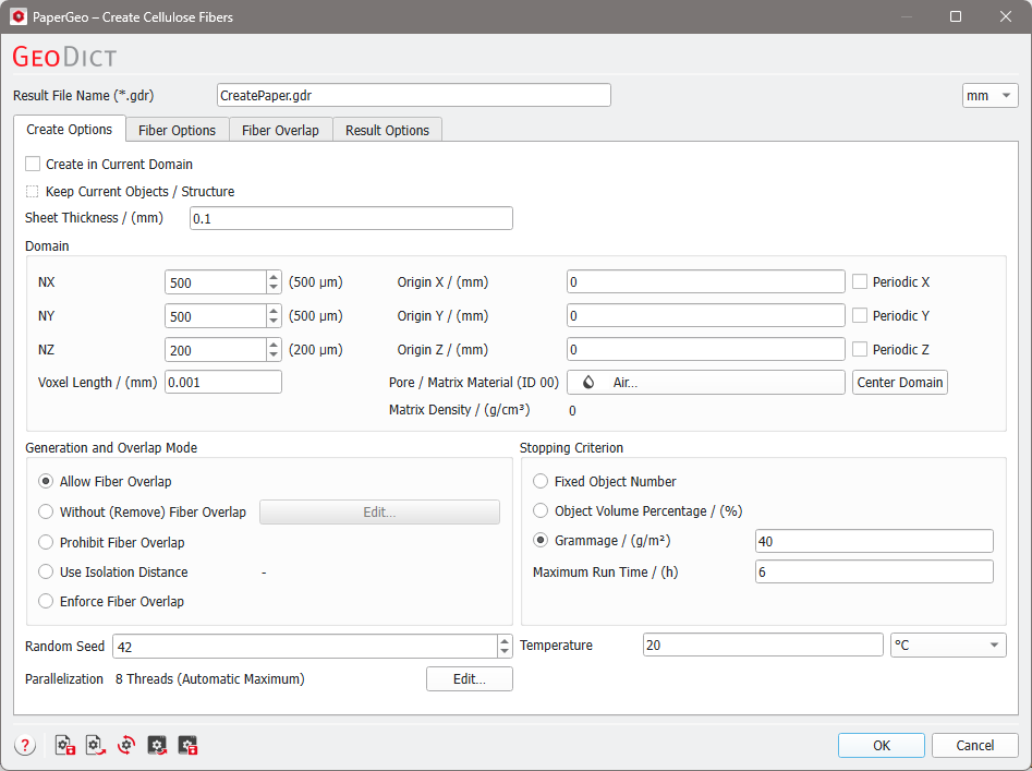 PaperGeo_Create_OptionsDialog