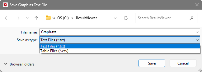 ResultViewer_Plots_SaveGraphAsTextFile