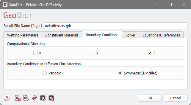 SatuDict_RelativeDiffusivity_BoundaryConditions