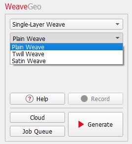 WeaveGeo_SingleLayerWeave_ModuleSection
